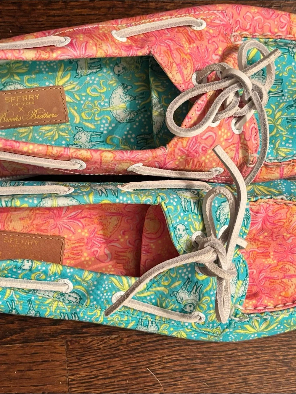 Sperry Top-Sider x Brooks Brothers Special Edition Multicolor Canvas Men’s Sz 11